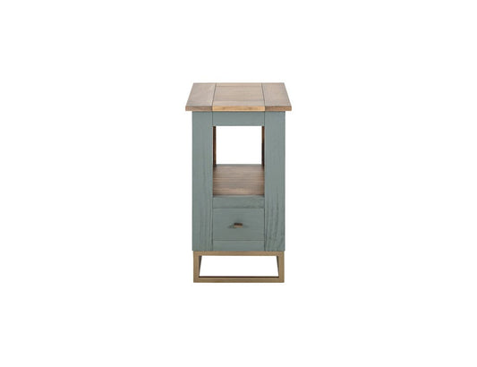 IFD  - Timber  - 1 Drawer, 1 Shelf, Chairside Table  - IFD7751CSTGN view 1