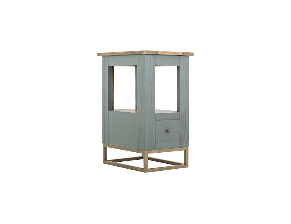 IFD  - Timber  - 1 Drawer, 1 Shelf, Chairside Table  - IFD7751CSTGN view 2