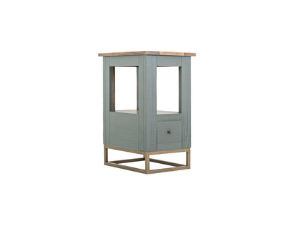 IFD  - Timber  - 1 Drawer, 1 Shelf, Chairside Table  - IFD7751CSTGN view 2