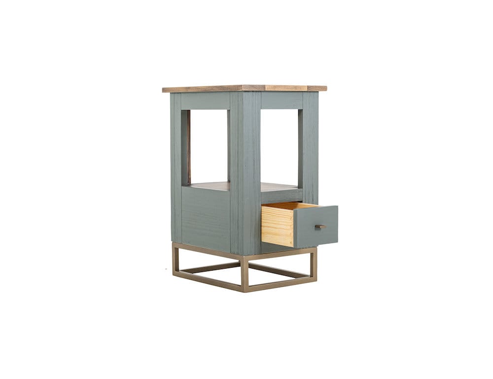 IFD  - Timber  - 1 Drawer, 1 Shelf, Chairside Table  - IFD7751CSTGN view 3