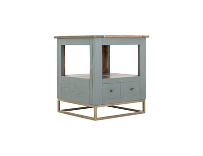 IFD  - Timber  - 2 Drawer, 1 Shelf, End Table  - IFD7751ENDGN view 2