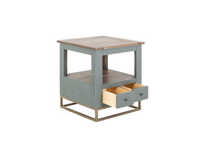 IFD  - Timber  - 2 Drawer, 1 Shelf, End Table  - IFD7751ENDGN view 3
