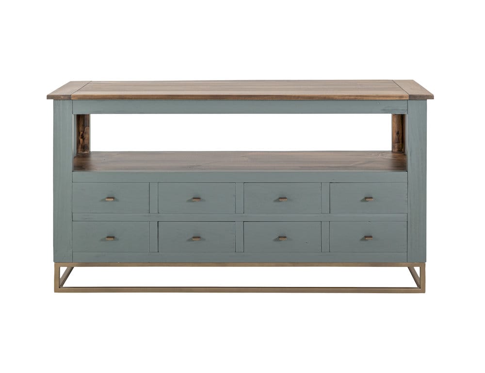IFD  - Timber  - 8 Drawer, 1 Shelf, Sofa Table  - IFD7751SFTGN view 1