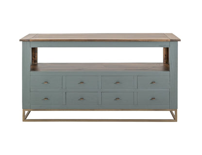 IFD  - Timber  - 8 Drawer, 1 Shelf, Sofa Table  - IFD7751SFTGN view 1