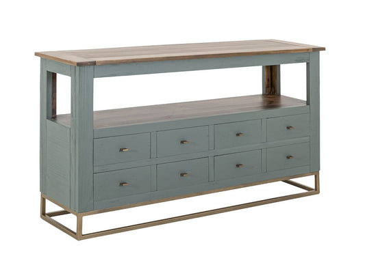 IFD  - Timber  - 8 Drawer, 1 Shelf, Sofa Table  - IFD7751SFTGN view 2