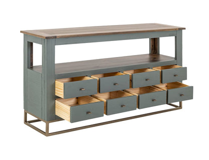 IFD  - Timber  - 8 Drawer, 1 Shelf, Sofa Table  - IFD7751SFTGN view 3