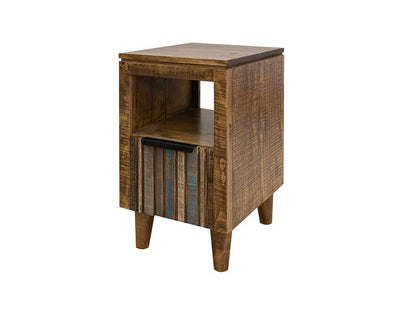 IFD - Tiza - 1 Drawer Chairside Table - IFD1981CSTBL veiw 1