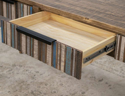 IFD - Tiza - 2 Drawer Desk - IFD1981DSKBL veiw 5