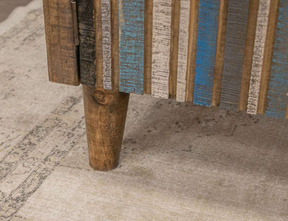 IFD - Tiza - 4 Door 93in TV Stand - IFD1981STN93BL veiw 4