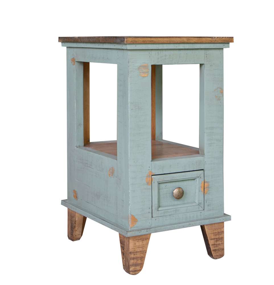 IFD - Toscana 1 Drawer, Chair Side Table - IFD1601CST veiw 1