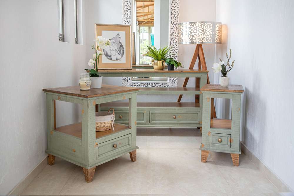 IFD - Toscana 1 Drawer, Chair Side Table - IFD1601CST veiw 2