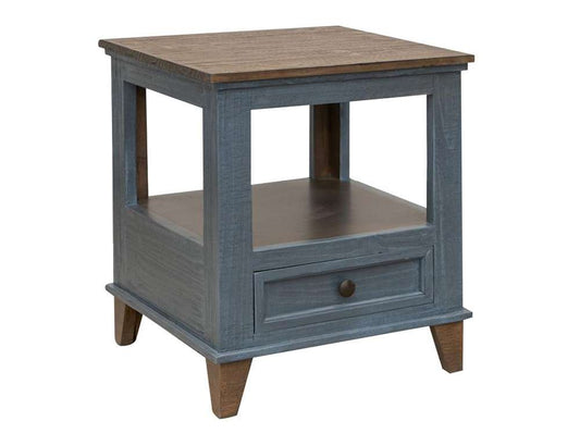IFD - Toscana - 1 Drawer End Table - IFD1601ENDBL veiw 1