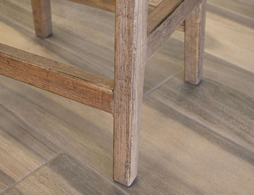 IFD - Tulum - 24in Wooden Stool - IFD6221STL24 veiw 4