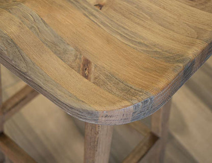 IFD - Tulum - 24in Wooden Stool - IFD6221STL24 veiw 5