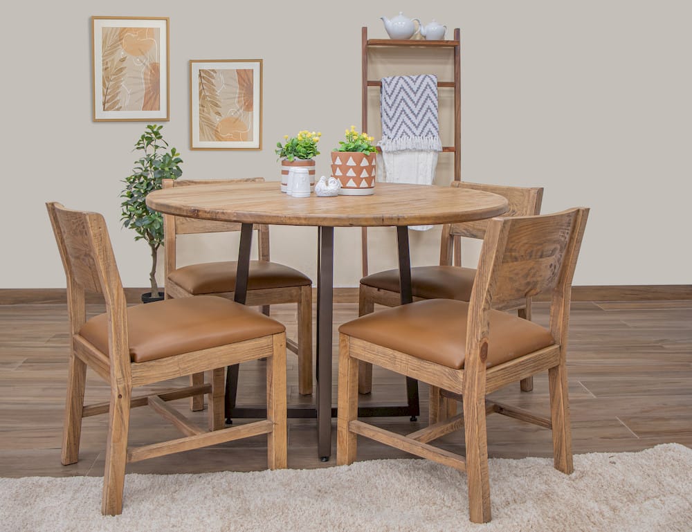 IFD - Tulum Round Dining Table - IFD6221DINTBLRD view 2