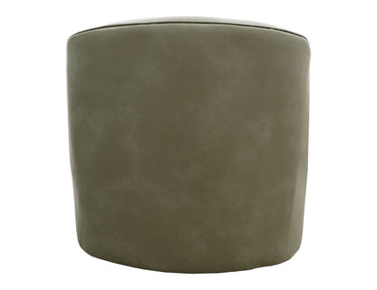IFD  - Tumbi  - Wooden Frame & Metal Base, 360 Degree Swivel Accent Chair  - Green  - IUP854-ACH-232 view 4