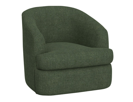 IFD - Tumbi - Wooden Frame & Metal Base, 360 Degree Swivel Accent Chair - IUP854-ACH-111 view 1