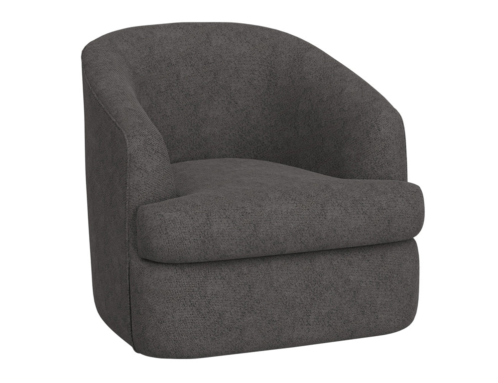 IFD - Tumbi - Wooden Frame & Metal Base, 360 Degree Swivel Accent Chair - IUP854-ACH-121 view 1