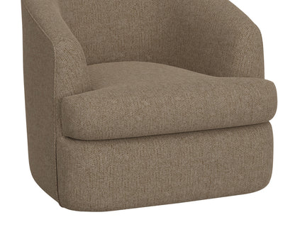 IFD - Tumbi - Wooden Frame & Metal Base, 360 Degree Swivel Accent Chair - IUP854-ACH-152 view 3