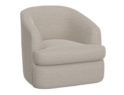 IFD - Tumbi - Wooden Frame & Metal Base, 360 Degree Swivel Accent Chair - IUP854-ACH-161 view 1