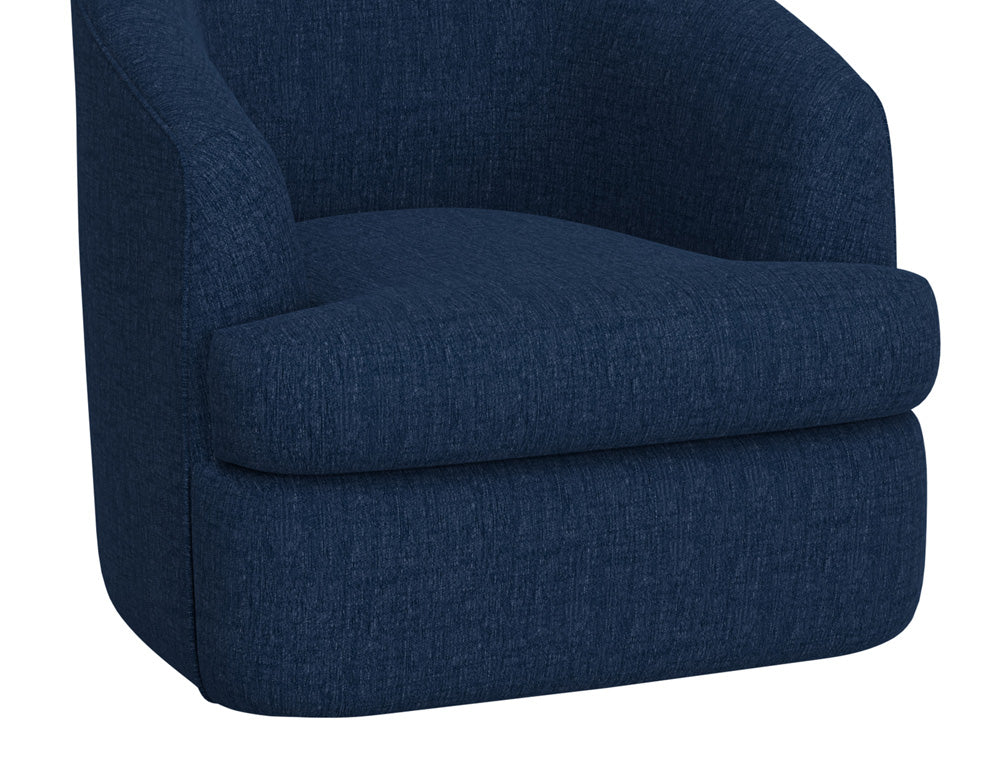 IFD - Tumbi - Wooden Frame & Metal Base, 360 Degree Swivel Accent Chair - IUP854-ACH-221 view 3