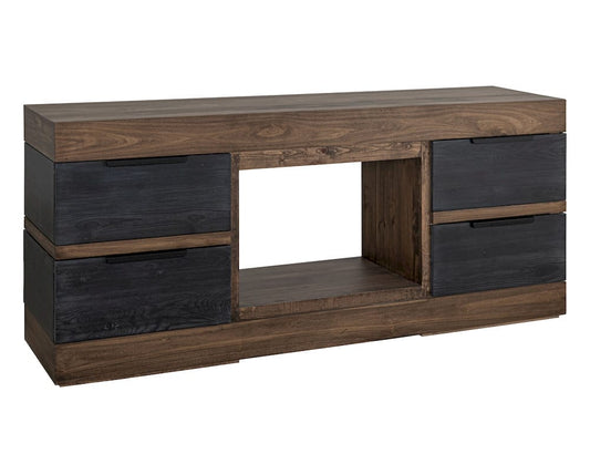 IFD  - Tuxedo  - 4 Drawer Fireplace TV Stand 70"  - IFD9921EFP70 view 2
