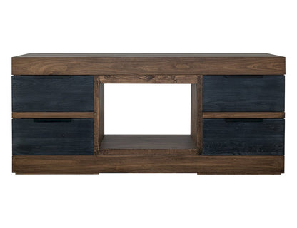 IFD  - Tuxedo  - 4 Drawer Fireplace TV Stand 70"  - IFD9921EFP70 view 4