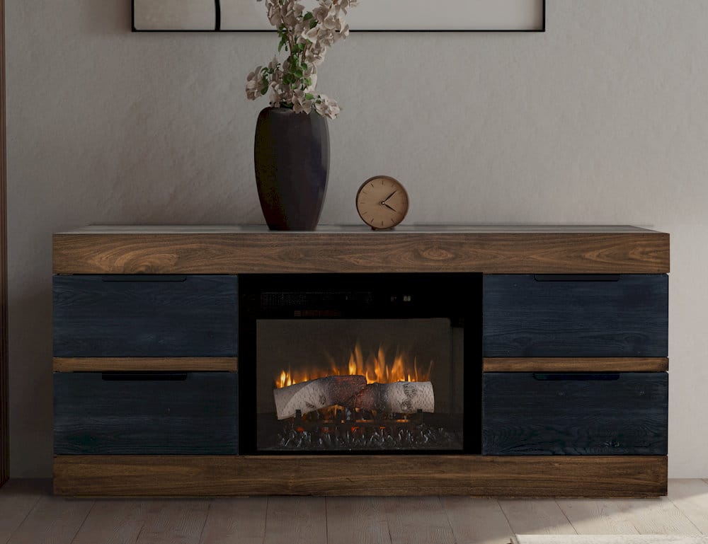 IFD  - Tuxedo  - 4 Drawer Fireplace TV Stand 70"  - IFD9921EFP70 view 5