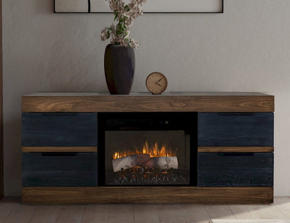 IFD  - Tuxedo  - 4 Drawer Fireplace TV Stand 70"  - IFD9921EFP70 view 5