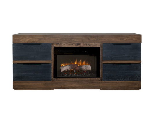 IFD - Tuxedo 70in Fireplace - IFD9921STNFP70 view 1