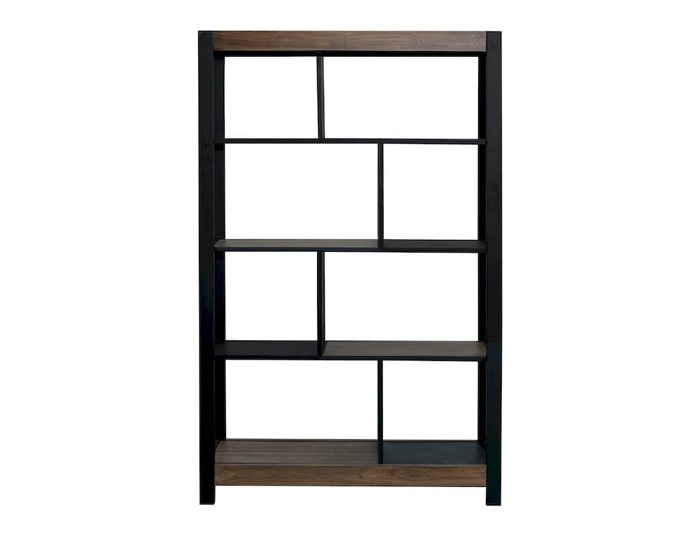 IFD  - Tuxedo  - 8 Shelves, Bookcase  - IFD9921BKS view 1