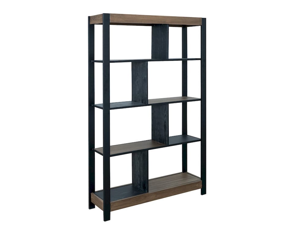 IFD  - Tuxedo  - 8 Shelves, Bookcase  - IFD9921BKS view 2