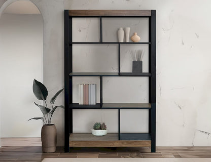 IFD  - Tuxedo  - 8 Shelves, Bookcase  - IFD9921BKS view 3