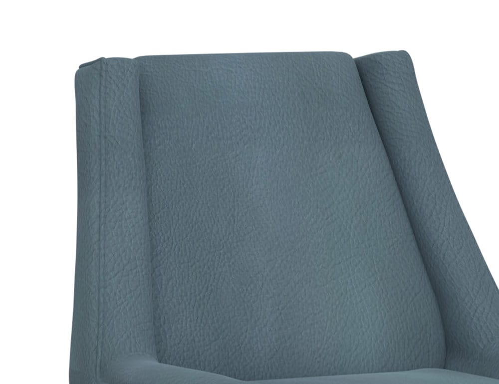 IFD  - Tyne  - Wooden Frame & Metal Base, Armchair  - Blue  - IUP331-ACH-233 view 5