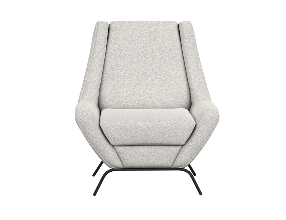 IFD - Tyne - Wooden Frame & Metal Base, Armchair - IUP331-ACH-101 view 2