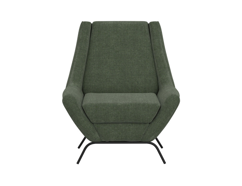 IFD - Tyne - Wooden Frame & Metal Base, Armchair - IUP331-ACH-111 view 2