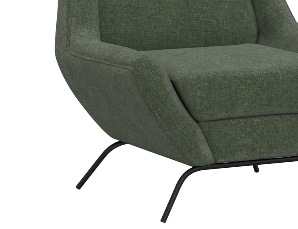 IFD - Tyne - Wooden Frame & Metal Base, Armchair - IUP331-ACH-111 view 4