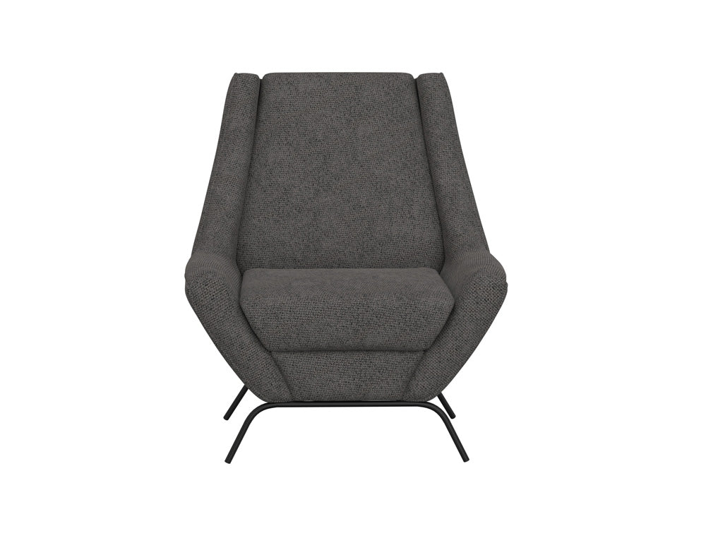 IFD - Tyne - Wooden Frame & Metal Base, Armchair - IUP331-ACH-121 view 2