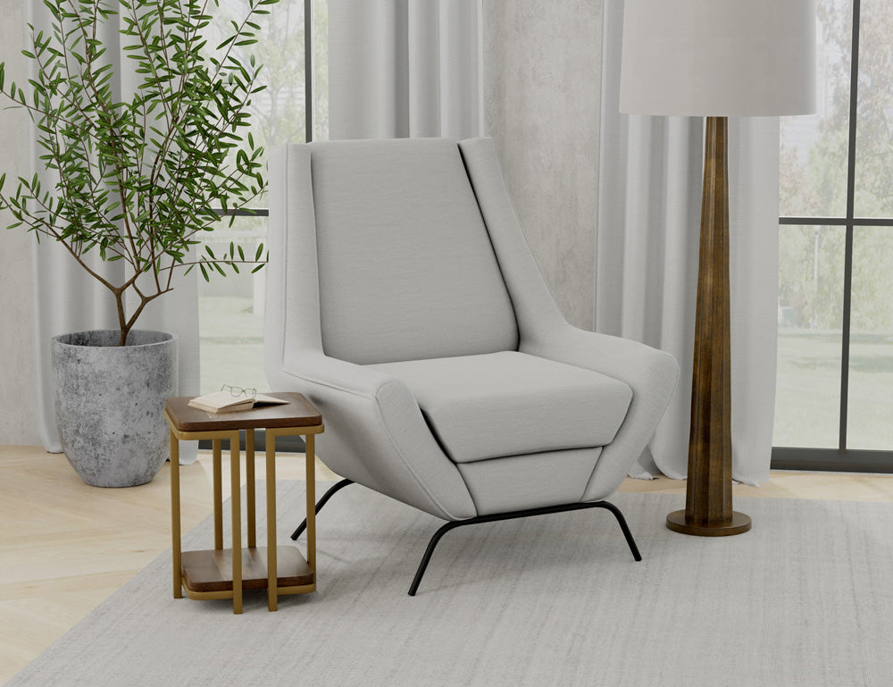 IFD - Tyne - Wooden Frame & Metal Base, Armchair - IUP331-ACH-131 view 3