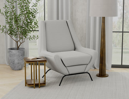IFD - Tyne - Wooden Frame & Metal Base, Armchair - IUP331-ACH-131 view 3