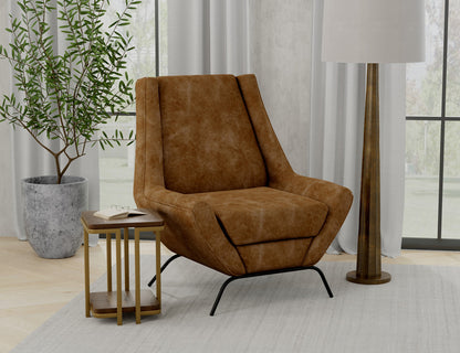 IFD - Tyne - Wooden Frame & Metal Base, Armchair - IUP331-ACH-202 view 3