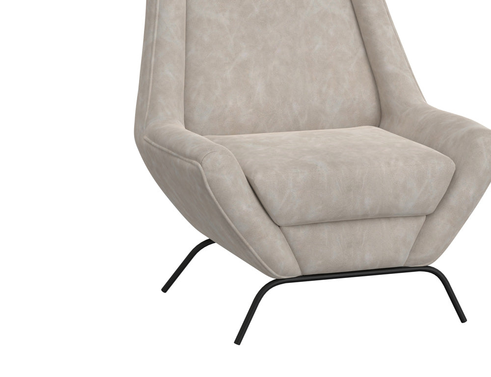 IFD - Tyne - Wooden Frame & Metal Base, Armchair - IUP331-ACH-210 view 4