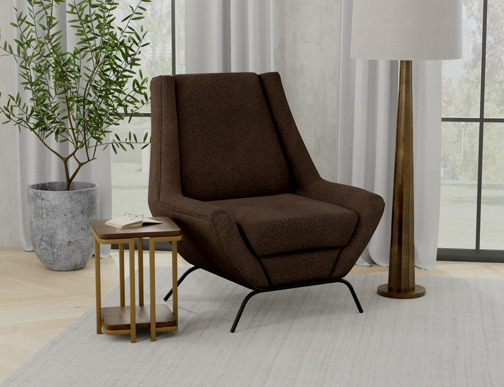IFD - Tyne - Wooden Frame & Metal Base, Armchair - IUP331-ACH-212 view 3