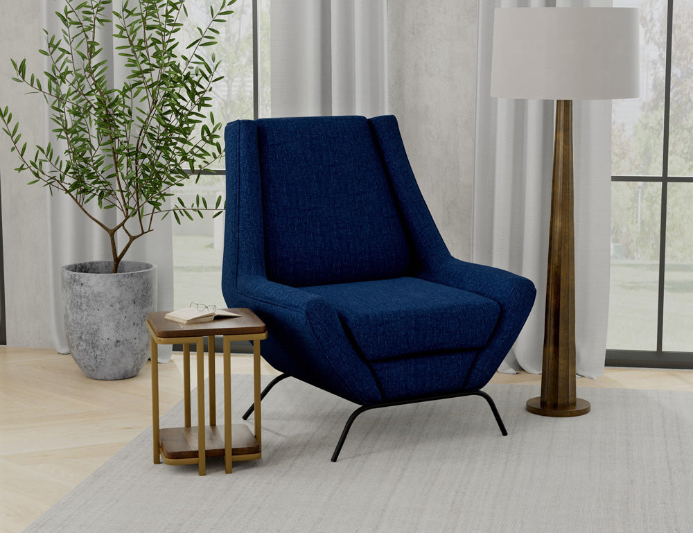 IFD - Tyne - Wooden Frame & Metal Base, Armchair - IUP331-ACH-221 view 3