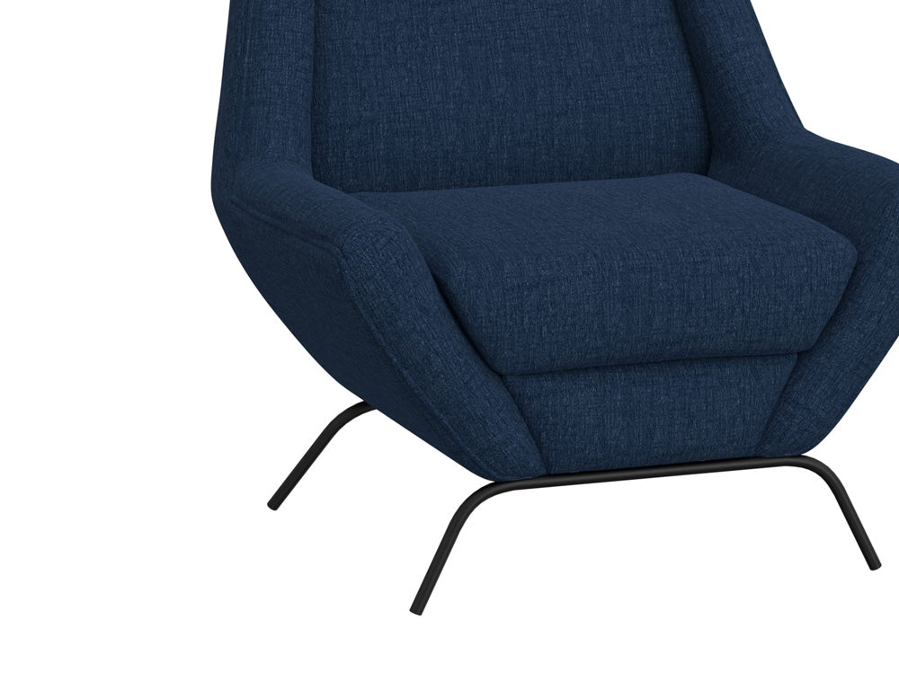 IFD - Tyne - Wooden Frame & Metal Base, Armchair - IUP331-ACH-221 view 4