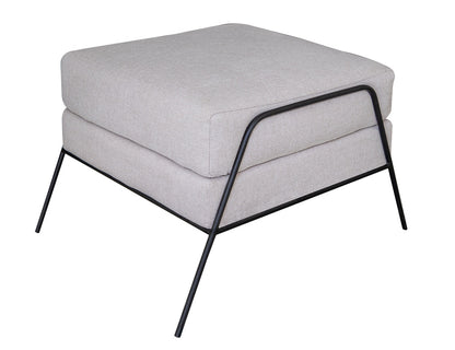 IFD - Tyne - Wooden Frame & Metal Base, Footstool Ottoman - IUP331-OTT-161 view 1