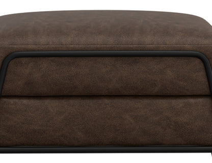 IFD - Tyne - Wooden Frame & Metal Base, Footstool Ottoman - IUP331-OTT-212 view 6
