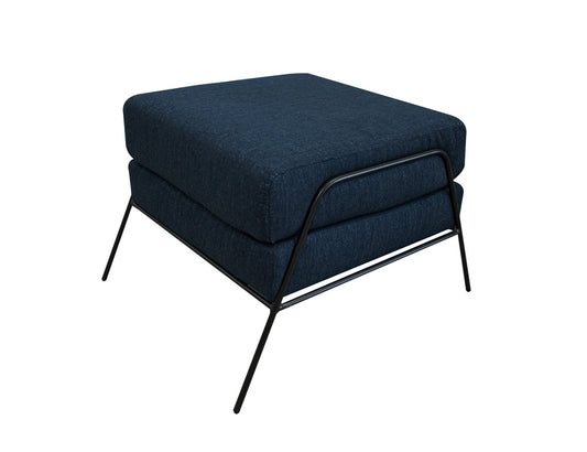 IFD - Tyne - Wooden Frame & Metal Base, Footstool Ottoman - IUP331-OTT-221 view 1