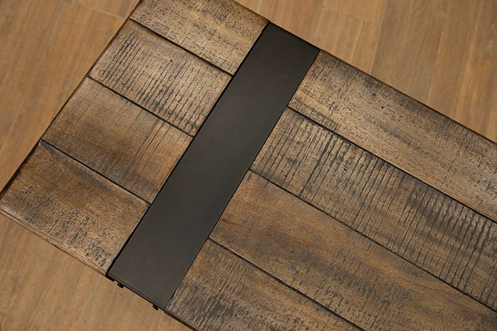 IFD - Urban Art Solid Wood Bench - IFD5201BEN veiw 2