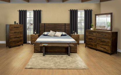 IFD - Urban Art Solid Wood Bench - IFD5201BEN veiw 3